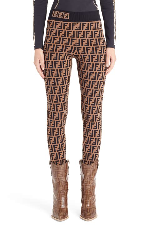 fendi legging dames|fendi designer leggings.